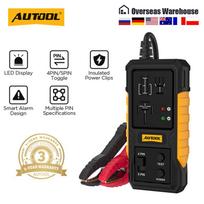 AUTOOL RT120 Car Relay Tester Voltage Tester Universal 11-15V Automotive Car Battery Check LED Indicator Light Relay Diagnostic black