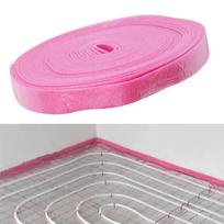 Plėtimosi siūlės juosta Kraštinė juosta Namų renovacija Šildymo montavimas 20 m ilgio 50*5 mm dydžio EPE medžiaga Šilumos izoliacija China Mainland pink