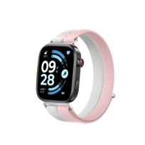 Nylon Band For Xiaomi Band 10Pro/9Pro/8 Pro Original Braided Breathable Durable Bracelet Wristband For Redmi Watch 4 5 6 Correa Accessory balta/rožinė