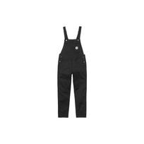 Carhartt WIP Womens Hudson Bib Overall Black Women Streetwear I028634-89-02 XS white