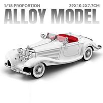 1:18 Large Size 500K Ae86 Model Car Toy Alloy Diecast Sound Light Pull Back Simulation Vehicle Models Collection Gifts For Boys gray