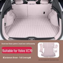Volvo XC70 Full Coverage Trunk Mat - Original Color Interior Modification Accessory Custom-Fit black