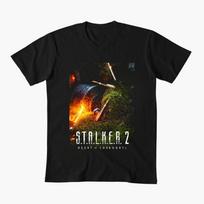 S.T.A.L.K.E.R. 2 Heart of Chornoby Gift t shirt 0527 Stalker Nuclear Disaster Zone Graphic Clot XS brown