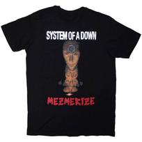 System Of A Down Mezmerize Album Graphic unisex T-Shirt Vintage Alternative Metal Band Unisex Oversized Cotton Tee Multiple Colors 4XL įvairiaspalvis