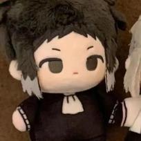 10 Cm Bungo Dogs Anime Dazai Osamu Nakajima Atsushi Akutagawa Ryunosuke Nakahara Chuuya Starfish Figure Body Idol Bag Pendant 10 cm printed body beige