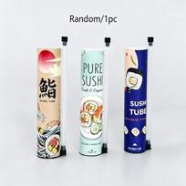 Round Sushi Push Mold Food Grade Reusable Easy Operate Sushi Maker for Picnic Bento Lunch Prep one size beige