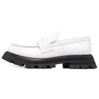 Alexander McQueen Wander Loafer White Black Women's 666328WHZ809358 40 white