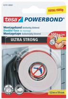 Tesa Powerbond dvipusė juosta, 19 mm x 1,5 m