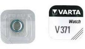 Baterija - Varta V371 Sidabro Oksidas 1.55V 9.5mm x 2.6mm 0.3g