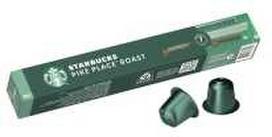 Nestle Kavos kapsulės, STARBUCKS® by Nespresso®, Lungo Pike Place Roast - (10 vnt.)