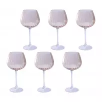 6 vnt. gėrimo stiklinių rinkinys Rose&Tulipani U20177611N24-Z, 460 ml