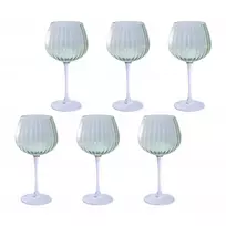 6 vienetų Rose&Tulipani geriamųjų stiklinių rinkinys U20177611E84-Z, 460 ml talpa
