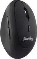 Perixx PERIMICE-719, maža belaidė ergonominė pelė, dešiniarankiams, juoda