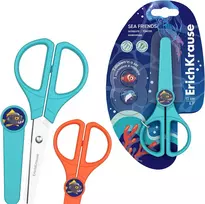 Žirklės SEA FRIENDS, ErichKrause, 13 cm, užapvalintais galiukais