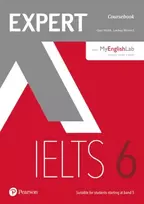 KNYGA Clare Walsh Expert IELTS 6 Coursebook with Online Audio and MyEnglishLab Pin Pack
