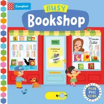 KNYGA Marion Billet Busy Bookshop, A Push, Pull, Slide Book