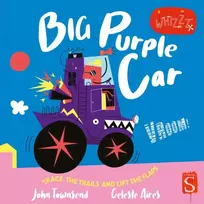 KNYGA John Townsend Vroom! Big Violetinė Car!