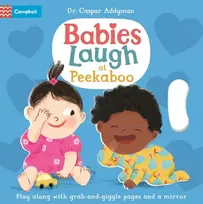 KNYGA Caspar Addyman Babies Laugh at Peekaboo, Play Along with Grab-and-pull Pages and Mirror