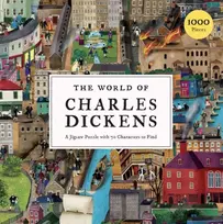 KNYGA Barry Falls World of Charles Dickens, A Jigsaw Puzzle with 70 Characters to Find