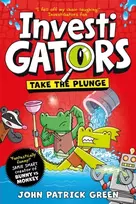 KNYGA John Patrick Green John Patrick Žalias Investigators: Take the Plunge, A Laugh-Out-Loud Comic Book Adventure!