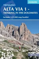 KNYGA Gillian Price Alta Via 1 - Trekking in the Dolomites, Includes 1:25,000 map booklet