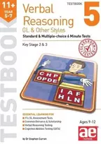 KNYGA Stephen C Curran 11+ Verbal Reasoning Year 5-7 GL & Other Styles Testbook 5
