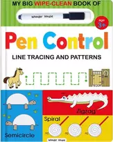 KNYGA Wonder House Books My Big Wipe And Clean Book of Pen Control for Kids
