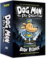 KNYGA Dav Pilkey Dog Man 1-3: The Epic Collection