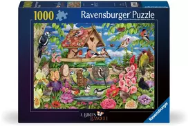 Dėlionė Ravensburger - Paukščių lesyklėlė 1000p (12001713)