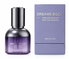 Dreame Boca Edelweiss Extract Hair Care Essence Atkuriamoji plaukų esencija su alpinėmis liūtpėdėmis, 30 ml