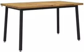 Kvadratinis valgomojo stalas 140 x 80 x 75 cm