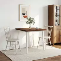 Kvadratinis valgomojo stalas 90 x 90 x 75 cm
