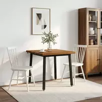 Kvadratinis valgomojo stalas 90 x 90 x 75 cm