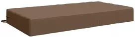 Sėdynės pagalvėlė SOEST 100% poliesteris Taupe 120 x 60 x 15 cm