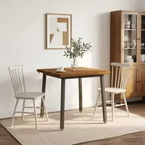 Kvadratinis valgomojo stalas 80 x 80 x 75 cm