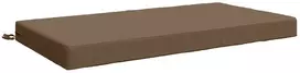 Sėdynės pagalvėlė SOEST 100% poliesteris Taupe 120 x 80 x 10 cm