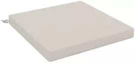 Sėdynių pagalvėlės SOEST 100% poliesteris Balta 70 x 70 x 7 cm