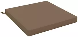 Sėdynių pagalvėlės SOEST 100% poliesteris Taupe 70 x 70 x 7 cm