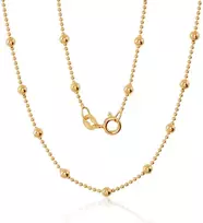 Sidabrinė grandinėlė Bead 1-3 mm - 4.2 g. - 40 - 1-3 mm.