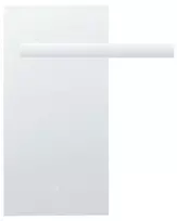 Vonios veidrodis su LED apšvietimu MAUX 83 cm 100 cm sidabrinis