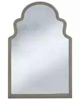 Sieninis veidrodis TILLAC 60 cm 90 cm Paulovnijos mediena smėlio spalvos