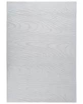 Dirbtinio kailio kilimas ONTAKE šviesiai pilkas 160 x 230 cm