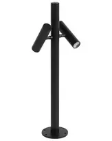Sodo stulpas LED FLUVIA juodas