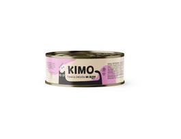 Kimo Tuna&Chicken in Jelly konservuotas pašaras katėms su tunu ir vištiena, 24 x 70 g
