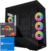 TopPC AMD Ryzen 7 (Zen 3) GMNG, Ryzen 7 5800X3D, 32GB (2x16) DDR4, 16GB (1x16) DDR4, GeForce RTX 5060 Ti (16GB), 2TB NVMe Gen4, Windows 11 Home DATK251-1442240