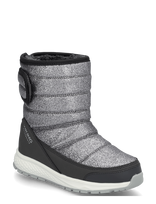 Viking - Equip Glitter Warm Wp Pull-On - Žieminiai batai užsimaunami - Pilka