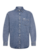 Wrangler - 1 Pkt Shirt - Džinsiniai marškiniai - Mėlyna