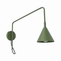 Sollux Lighting sieninis šviestuvas Nox 1, žalias