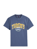 Tommy Jeans - Tjm Reg Crest Arch Tee Ext - Marškinėliai trumpomis rankovėmis - Mėlyna