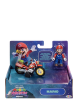 Super Mario - Nintendo The Super Mario Galaxy Movie - Mario Figure & Motorcycle - Filmų ir pasakų personažų žaidimas - Raudona